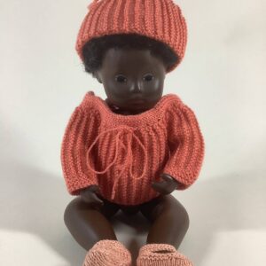 Item# BT112 / Susanna's baby knit sweater, hat, booties