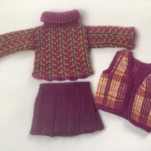 Item#HK017 / Susanna’s knit sweater, skirt, & vest