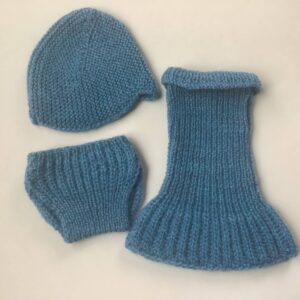 Item# HK020 / Susanna’s 3 piece knit dress, bottoms, hat