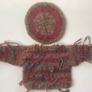 Item# HK033 / Susanna’s knit “Existentialist” sweater & hat