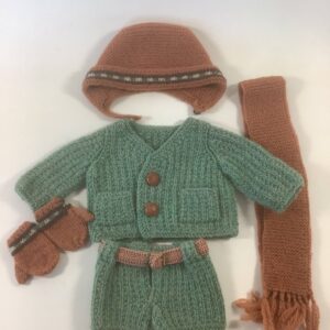 Item# Studio 007 / Susanna’s 6 piece green and brown outfit