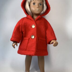 Item# SC031 / Susanna’s sewn heavy felt red coat with hood