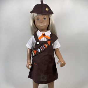 Item# SC004 / Wee Wardrobe Brownie/Scout 5  piece sewn outfit