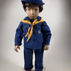 Item#SC021 / Sasha Wear by Jackie Wolf Cub Scout uniform/ includes pins, kerchief band, very authentic