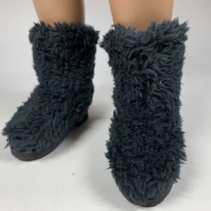 Item#SH014 / Black plush boots