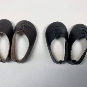 Item# SH001 / Trendon vinyl laced shoes in black  Item# SH002 / Trendon vinyl laced shoes in brown