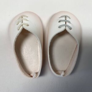 Item# SH004 / Trendon vinyl laced shoes in white