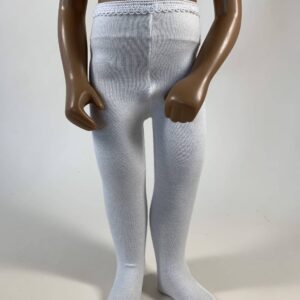 Item# CA004 white tights with seam up the back