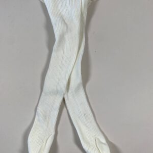 Item# CA006 / ribbed white tights