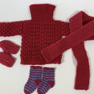 Item# HK050 / Susanna’s 6 piece knit outfit