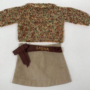 Item# HK022 / Susanna’s knit sweater & sewn skirt and sash