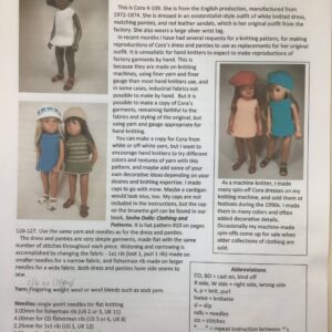 Free Pattern/ Item# FP1 / Cora's Knitted Dress and Matching Panties