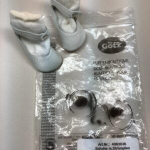 Item# SH025 / Gotz white Maryjanes with socks in original bag