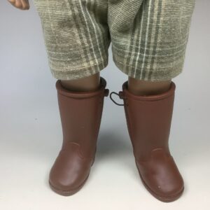 Item# SH061 / tall plastic brown riding boots