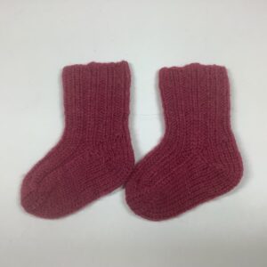 Item# SX002 / Susanna’s knit socks maroon