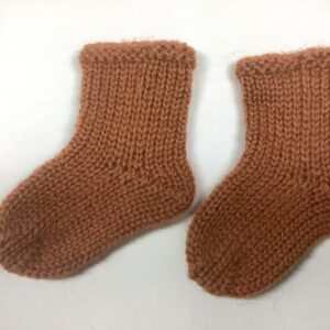 Item# SX005 / Susanna’s knit socks brown