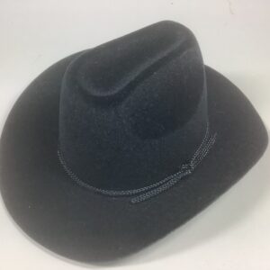 Item# H007 / Cowboy hat black velveteen