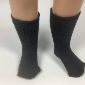 Item# SX023 / manufactured black knee socks