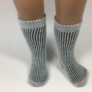 Item# SX026 / manufactured black & white knee socks