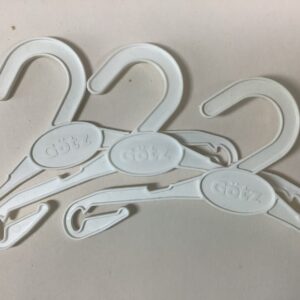 Item# CA061 / 3 plastic Gotz hangers