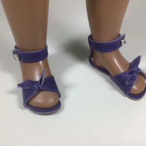 Item# SH040 / Purple leather sandals