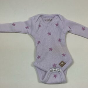 Item# BT145 / Sashapotamous lavender onesie