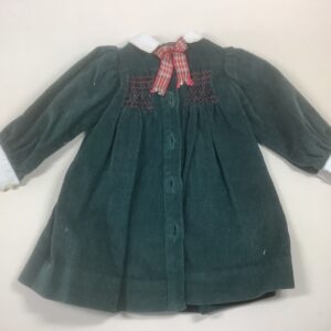 Item# SC040 / The Doll Carriage green cord dress