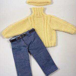Item# HK088 / Susanna's knit sweater, hat, and sewn pants