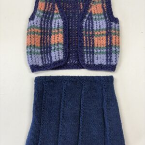 Item# HK092 / Susanna's knit vest and skirt