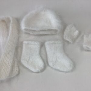 Item# HK098 / Susanna's Angora knitted ensemble
