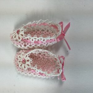 Item# CA030 / Susanna's knit lacy shoes for baby/toddler