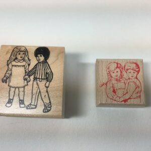 Item# TA021 / Doll Rubber Stamps