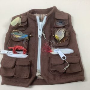 Item# SC083 / Brown Fishing Vest with Accessories